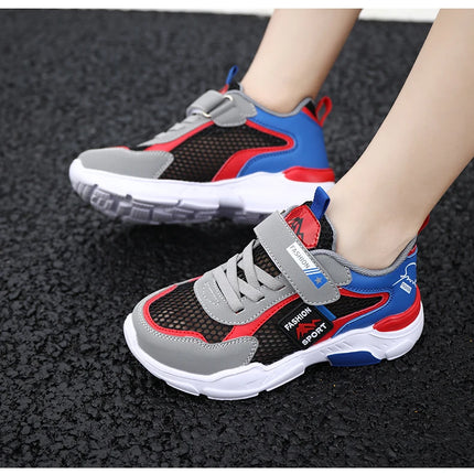 Single Net Children's Shoes Boys Sneakers Summer Breathable Non-slip Surface Girls Casual Tennis Sports Running Outdoor Shoes