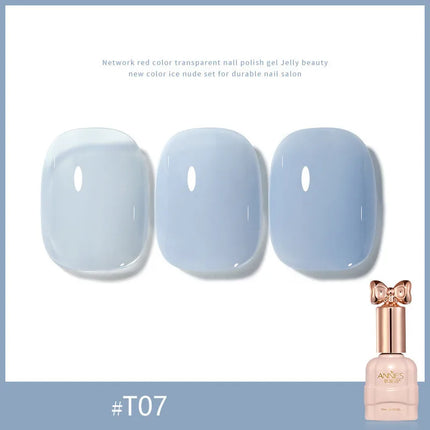 Pretty Colorful Glitter Nail Polish Reflective Candy Color Nail Varnish Semi Permanent UV Polish Nails Art Manicure Jelly Glue