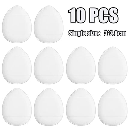 150pcs Mini Finger Puff Foundation Small Air Cushion Powder Sponge Face Concealer BB CC Cream Cosmetic Applicator Makeup Tools