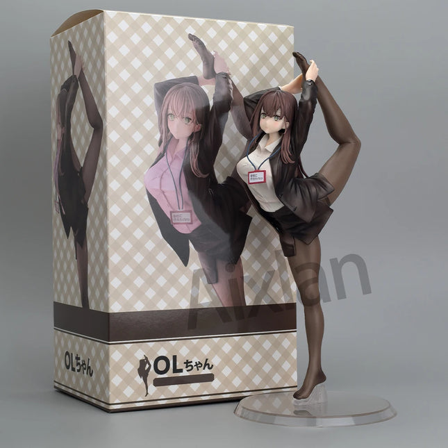 26CM The OL Who Refuses To Work 1/6 Ver. PVC Action Figure Sexy Anime +18 Uncensored for Adult Collection Gift Model Toys