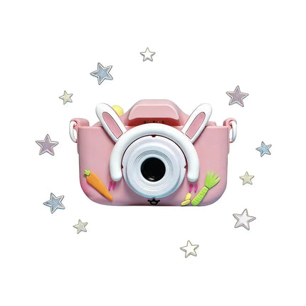 2026 New Arrival Cute Cartoon Dual Lens HD Digital Camera Kids SLR Toy Camera for Children Birthday Holiday Decent Gifts