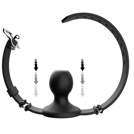 New development Silicone Mouth Gags Breathable Ball Gag Adjustable Belt Mouth Sex Toys For Adult Game Bondage Restraint Sexyshop