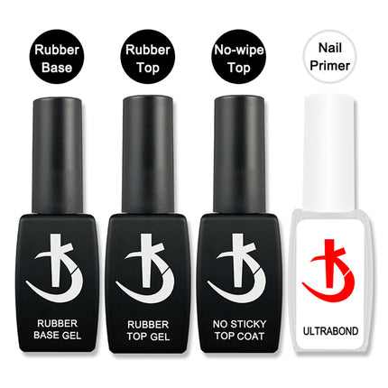 KODI JYJ Base and Top Coat for Gel Polish Acid free Primer Varnish Hybrid Semi Permanent Lot Matte Top Nails Thick Rubber Base