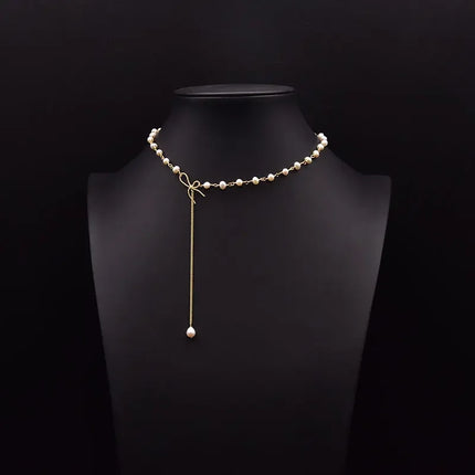 Natural FreshWater Pearl Pendant Necklace Woman 2025 Trend 18K Gold Plated  High Quality Designer Jewelry Gifts For Girlfriend