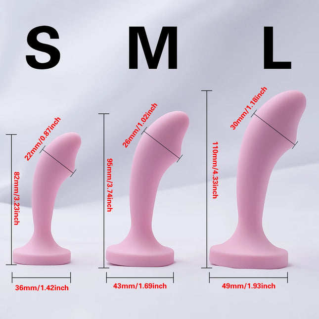 Silicone Anal Plug 3 Sizes Butt Plug Crystal Base Analplug Sex Toys For Woman Men Anal Toys Anal Dildo Adult Toys