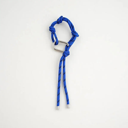 HOT Original Designed Nylon Woven Rope Keychain With Baseball Decor Sporty Style Bag Pendant DIY Trendy Fashion Pendant Gifts