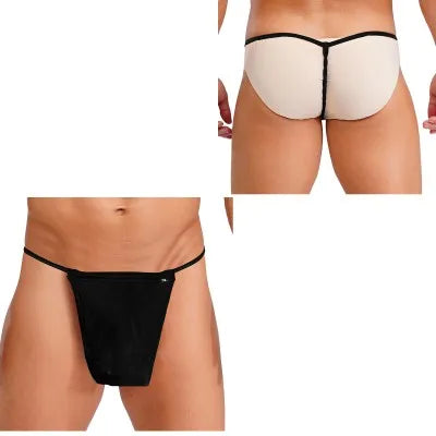 Men Sissy Butt Flaunting T-back Thong Fundoshi Underwear Japan Kabuki Cotton Loincloth Underwear Sumo Briefs Lingerie Underpants