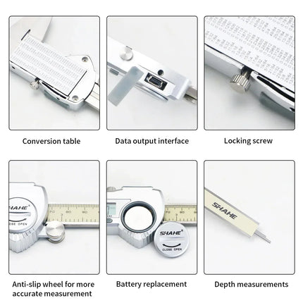 Shahe Digital Vernier Caliper Gauge Paquimetro Electronic Digital Caliper Paquimetro Digital 150 MM Measuring Tool