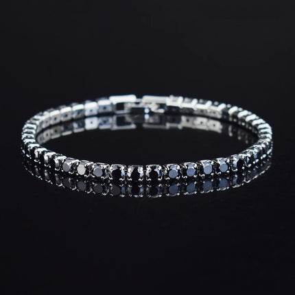 4mm Micro-inlaid Zircon Tennis Bracelet for Women 2025 New Men Bracelet Homme Jewelry Accessories Wholesale