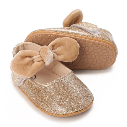 Spring and Autumn Baby Golden Princess Shoes Children's Soft soled Single Shoes Baby Girl Casual Shoes Baby Leather Shoes