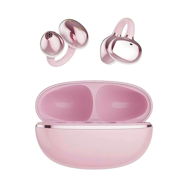 TWS Wireless Ear Clip Headset HIFI Resolution Sound Earphone Audio Sound Headphones Sport Fashion Comfortable Earbuds