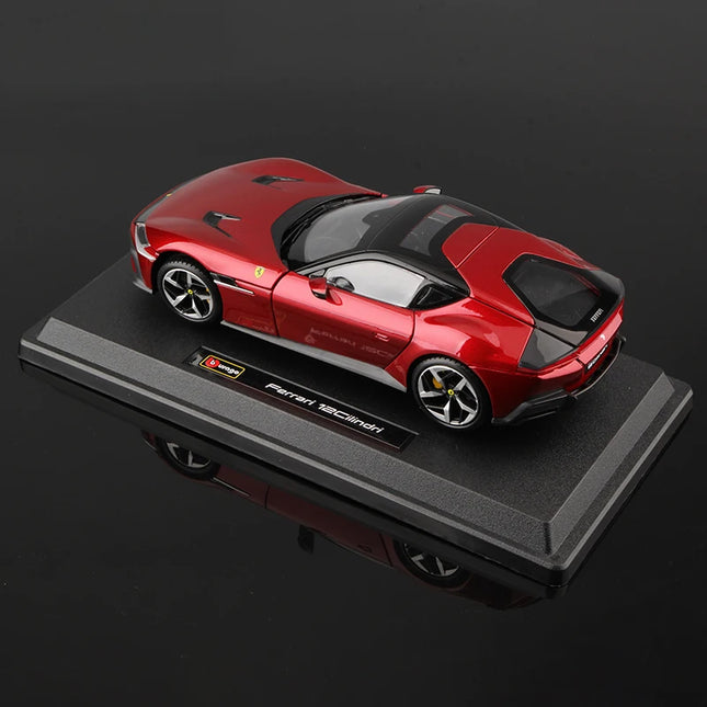 Bburago 1:24 Ferrari 12Cilindri Alloy Car Model Supercar Diecast Vehicles Static Toy Collection