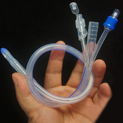 Silicone Urethral Urethra Sounding Dilator Penis Plug,3 Way Silicone Foley Balloon Bladder Catheter, Sex Toys for Men