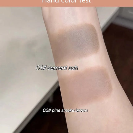 Cappuvini Natural 3D Contouring Stick with Smudge Brush Moisturizing Silky Matte Brown for Nose Shadow Makeup Contour