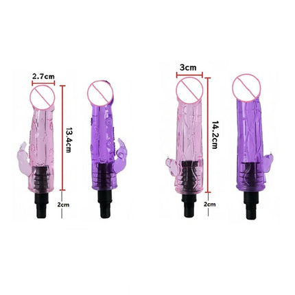 Massage Gun Heads Accessories Vibration Dildo Penis Sex Adult Toys Silicone VIBRAT Head for Fascia Gun Percussion Vibrators