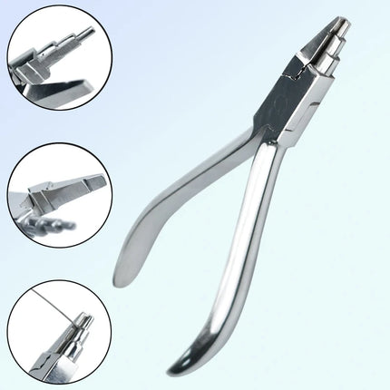 Dental Orthodontic Tweed Omega Loop Bending Forming Plier Dental Wire Bend Form Plier Stainless Steel Dental Form Plier