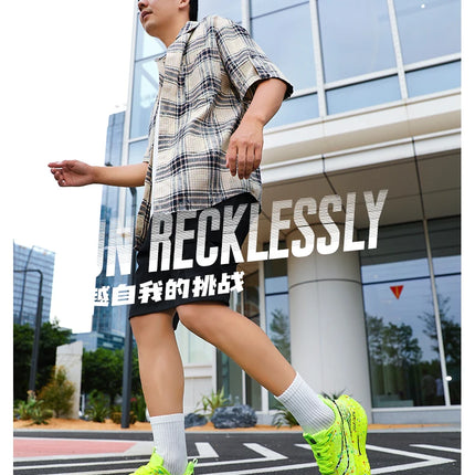 Marathon Carbon Plate Air Cushion Men Sports Running Shoes Breathable Lightweight Women's Comfortable Athletic Nonskid Sneakers