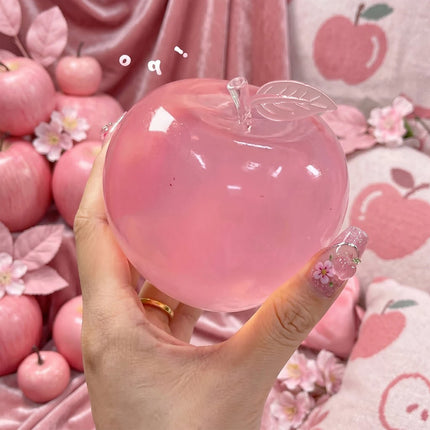 1/2Pcs Strawberry & Apple Shaped Squishies Toy for Relieving Strees, Ultra-Realistic 3D Squeeze Fidget Toy for Kids Adults Gifts