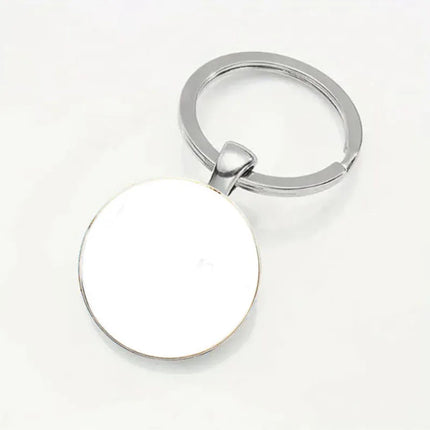 Retro tractor keychain - made of zinc alloy material, with a "self 46.51 meter" design, perfect for holiday gifts