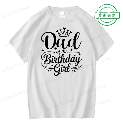 Family Matching Shirts Birthday Girl Family Party Outfits for Parents Kids Family Dad, Sister,mom of The Birthday Girl Tops Gift