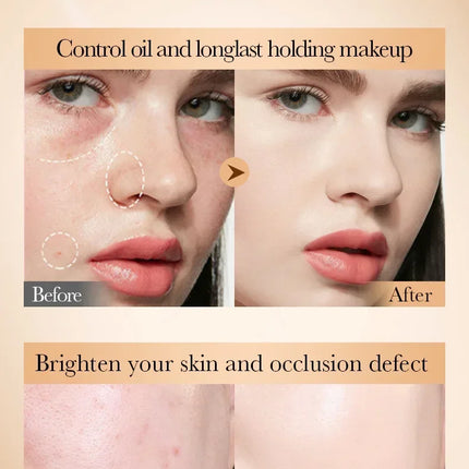 2 in 1 Double Layer Powder Cushion Clear Natural Lasting Brightening Sadoer Makeup Concealer Loose Powder Air Cushion BB Cream