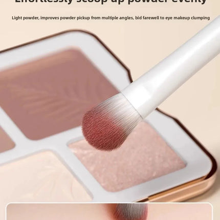 Cloud Porcelain 8-Piece Eyeshadow Brush Set Soft Bristle Blade Edge Eyeshadow Brush Nasal Shadow Brush Eye Makeup Diffusion Brus