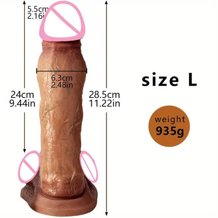 Huge Thick Realistic Dildo Big Penis Double Penetration Anal Plug Vagina Masturbator Fake Dick Adult Sex Toy for Women Sexuales
