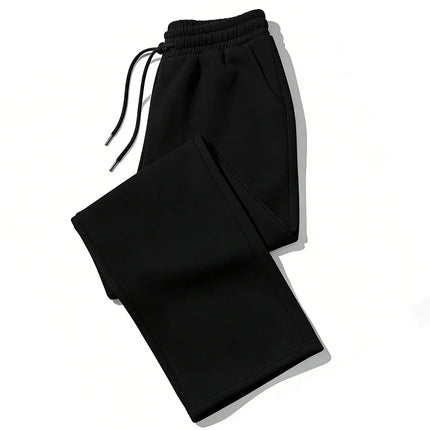 Mens Sweatpants Straight Fit Joggers for Sports and Streetwear Loose Oversized Casual Pant Drawstring Multi-pocket Men Long Pant