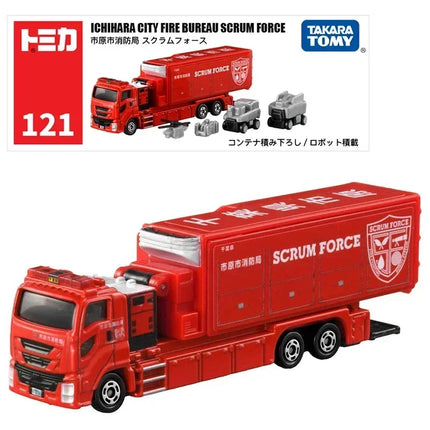 Takara Tomy Tomica Large Vehicle Series Diecast Extended Truck Bus and Business Engineering Transport Vehicle Alloy Die-casting