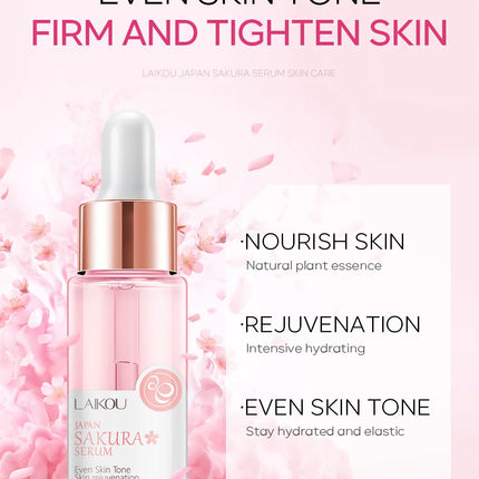 LAIKOU Sakura Face Serum  Wrinkle Essence Brightening Essence Shrink Pores Moisturizing Skin Care 17ml or 30ml