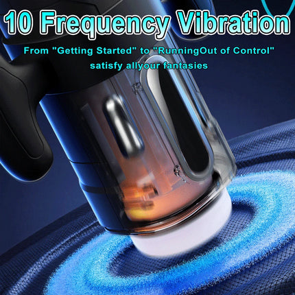 Electric Telescopic Sucking Vibration Heated Voice Plane Cup With Mobile Phone Holder for Male Masturbation Adult Products