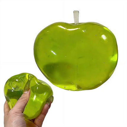 Green Apple Squeezing Fun Relieving Anger Plastic Slow Rebound Squeezing Toy Slow Rebound Stress Relieving Toy