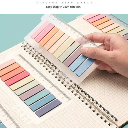 6 Series Colorful Self-Adhesive Sticky Notes Memo Pad - Office & School Supplies - Bookmark Point-It Marker Memo Sticker Paper
