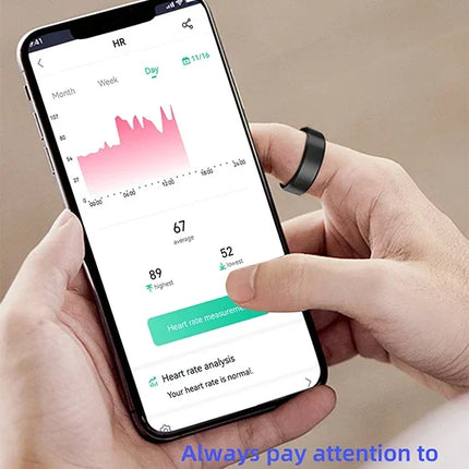 Smart Ring Equipped Motion Step Counting Healthmonitor,Sleep Monitor, Men's And Women's Waterproof Multifunctional Sports Ring