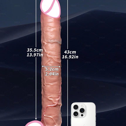 16.9in Realistic Long Soft Dildo with Suction Cup sex toys for men And Women Super Size Anal Sex Toy Masturbator adult sex toys