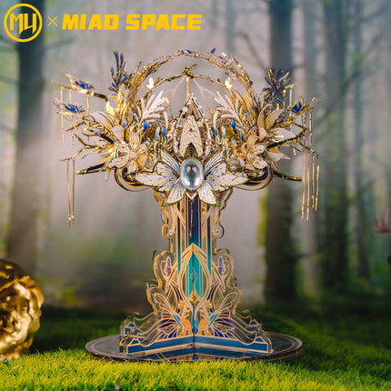 MU Elf Series 3D Stereoscopic Metal Jigsaw Puzzle Handmade DIY Puzzle Toy for Table, Office Decoration, Stress Relief Gift