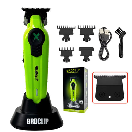 BRDCLIP X Series White FA1T 7700RPM Professional Electric Hair Trimmer Hair Clipper For Man Carving DLC Blade Barber Shop Tool