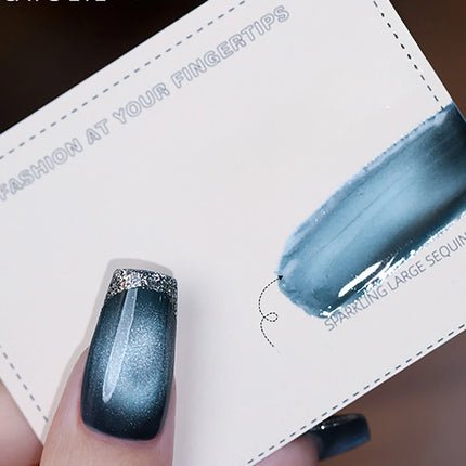 1-8pcs TC Flow Light White Cat Eye Gel Nail Polish Ultra Shine Soak Off UV Gel Mirror Glass Cat Magnet Gel Varnish Nail Supplies