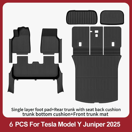 Floor Mats For 2025-2026 Tesla Model Y Juniper Premium/Performance TPE Floor Liner& Accessories Full-Door Sill Protective Cover