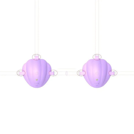 Wearable Nipple Vibrator Women's Intimate Toy Breast Massager APP-Controlled Female Masturbator Nipple Stickers Adult Sex Toys