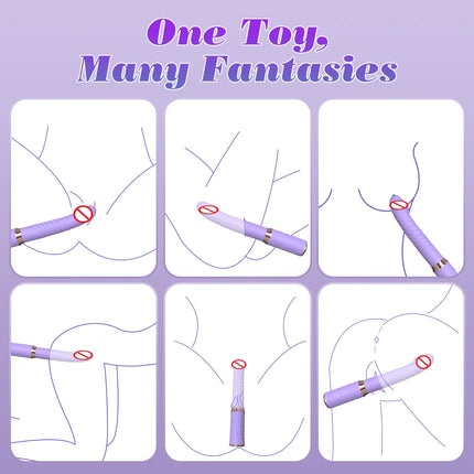 Thrusting Dildo Vibrator Female G Spot Clitoral Stimulator Adult Product with 5 Thrusting 10 Vibration Modes Sex Toy for Women
