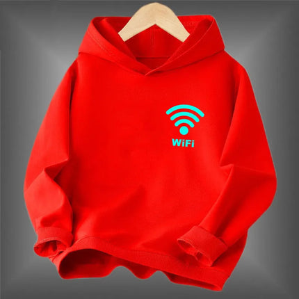 New Fashion Boy Luminous Lightning Printed Hoodies Sweatshirts Fashion Pullover Hoodie Streetwear Glowing Tops