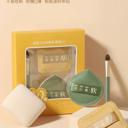9 PCS  Makeup Sponge Super Soft Cosmetics Puffs Set Big Deal Make up for women Powder puff Korean Beauty Tools Accesories
