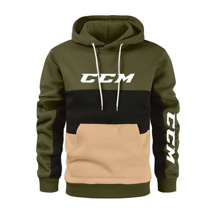 New Multi Pocket Zipper Fleece HOCKEY Sprots Hooded Casual Shirt for Men and Women Plus Size Loose Pullover Fashion Sweatshirt