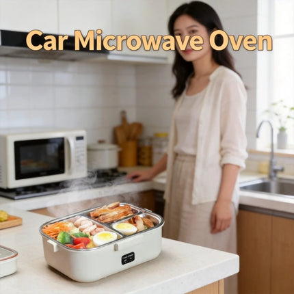12V 24V Car Electric Lunch Box Portable Heating Rice Cooker Truck Food Warmer Insulated Cooking Pot for Hot Meal