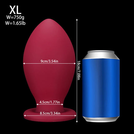 Big Anal Plug Soft Silicone Small Huge Giant Anal Beads Balls Dilator expander massage Butt Plug Sex Toys For Women Men Gay