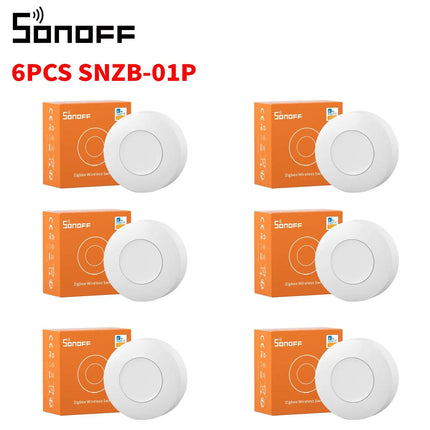SONOFF SNZB 01P Zigbee Smart Button, Wireless Remote Control for Lights & Scenes, Single/Double/Long Press for Home Assistant