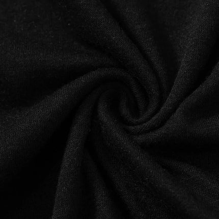 Goth Dark Fairy Grunge Flare Sleeve V-neck T-shirts Gothic Split Sexy Lettuce Hem Female Blouses Y2k Black Slim Fashion Alt Tops