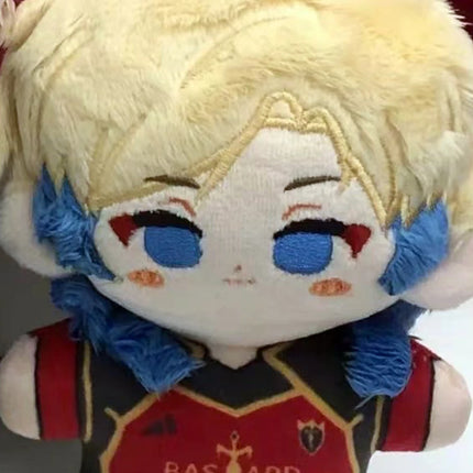 Mini Anime Plush Keychains Michel Caesar Mikage Reo Nagi Seishiro Chigiri Hyoma Bachira Meguru Cute Stuffed Starfish body Doll