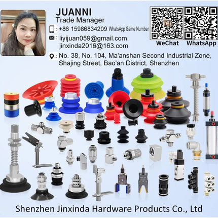 JXD Mini Double Layer Vacuum Sucker ZP-06/08/10/13/16/20/25/32/40/50BN Mini Industry Vacuum Suction Cup With Ring